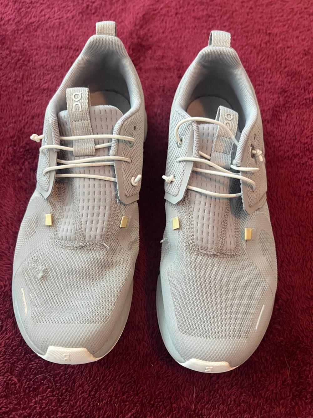 On Running Kids' Lightweight Sneakers in Light Gray